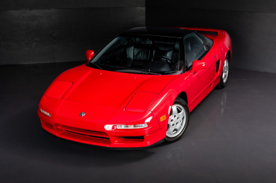 1991 Acura NSX in Formula Red over Black