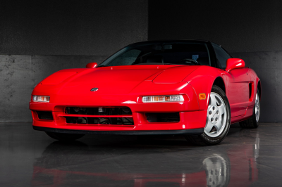 1991 Acura NSX in Formula Red over Black