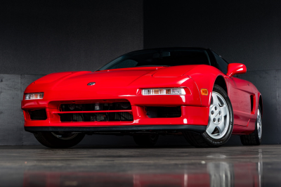 1991 Acura NSX in Formula Red over Black