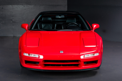 1991 Acura NSX in Formula Red over Black