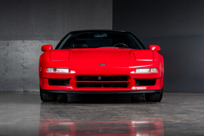 1991 Acura NSX in Formula Red over Black