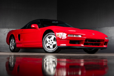 1991 Acura NSX in Formula Red over Black