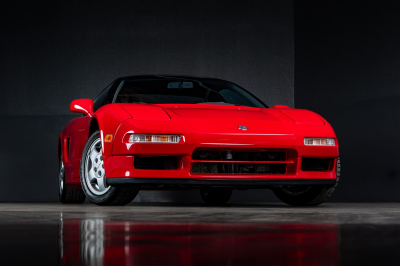 1991 Acura NSX in Formula Red over Black