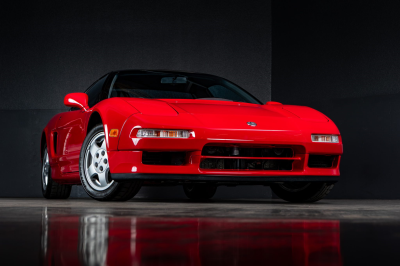 1991 Acura NSX in Formula Red over Black