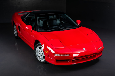 1991 Acura NSX in Formula Red over Black