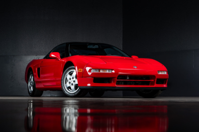 1991 Acura NSX in Formula Red over Black
