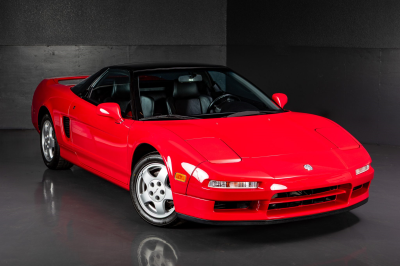 1991 Acura NSX in Formula Red over Black