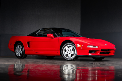 1991 Acura NSX in Formula Red over Black