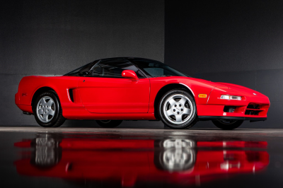 1991 Acura NSX in Formula Red over Black