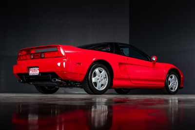 1991 Acura NSX in Formula Red over Black