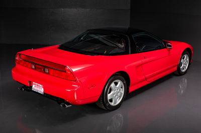 1991 Acura NSX in Formula Red over Black