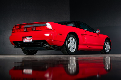 1991 Acura NSX in Formula Red over Black