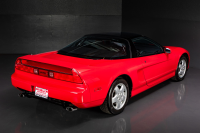 1991 Acura NSX in Formula Red over Black