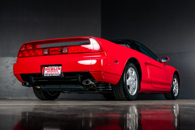 1991 Acura NSX in Formula Red over Black