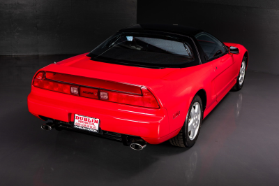 1991 Acura NSX in Formula Red over Black