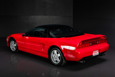 1991 Acura NSX in Formula Red over Black