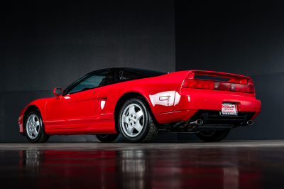 1991 Acura NSX in Formula Red over Black