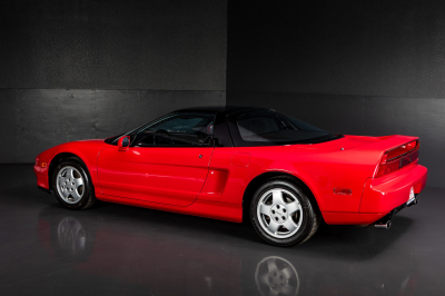 1991 Acura NSX in Formula Red over Black