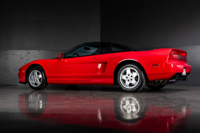 1991 Acura NSX in Formula Red over Black