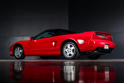 1991 Acura NSX in Formula Red over Black