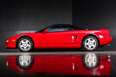 1991 Acura NSX in Formula Red over Black