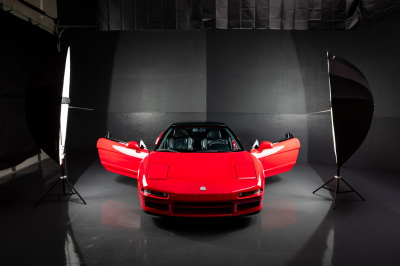 1991 Acura NSX in Formula Red over Black