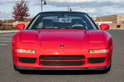 1991 Acura NSX in Formula Red over Ivory