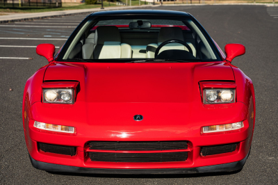 1991 Acura NSX in Formula Red over Ivory