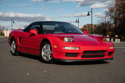 1991 Acura NSX in Formula Red over Ivory