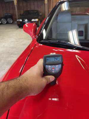 1991 Acura NSX in Formula Red over Ivory