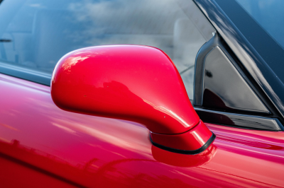 1991 Acura NSX in Formula Red over Ivory