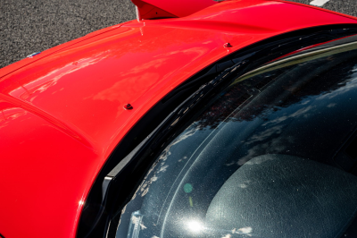 1991 Acura NSX in Formula Red over Ivory