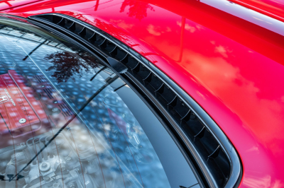 1991 Acura NSX in Formula Red over Ivory