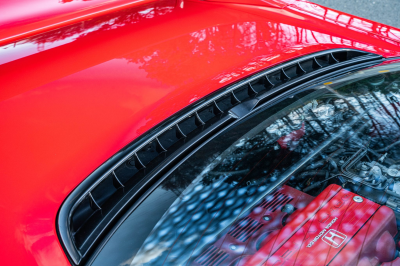 1991 Acura NSX in Formula Red over Ivory