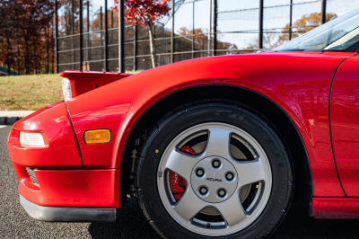 1991 Acura NSX in Formula Red over Ivory