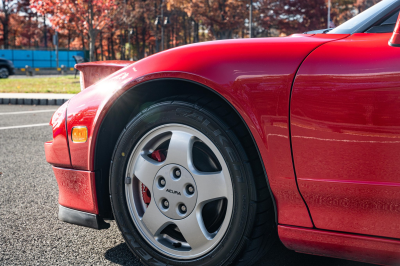1991 Acura NSX in Formula Red over Ivory