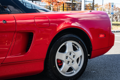 1991 Acura NSX in Formula Red over Ivory