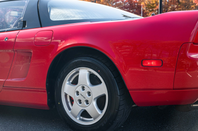 1991 Acura NSX in Formula Red over Ivory