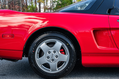 1991 Acura NSX in Formula Red over Ivory