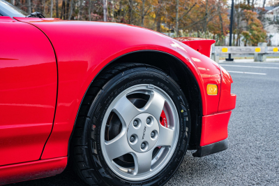 1991 Acura NSX in Formula Red over Ivory