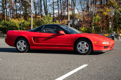 1991 Acura NSX in Formula Red over Ivory