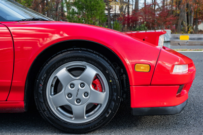 1991 Acura NSX in Formula Red over Ivory
