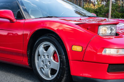 1991 Acura NSX in Formula Red over Ivory