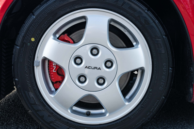 1991 Acura NSX in Formula Red over Ivory