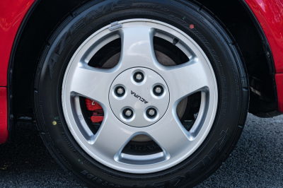 1991 Acura NSX in Formula Red over Ivory