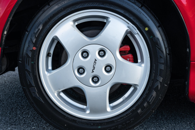 1991 Acura NSX in Formula Red over Ivory