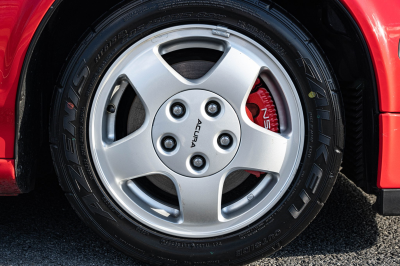 1991 Acura NSX in Formula Red over Ivory