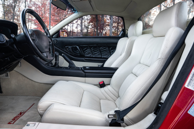 1991 Acura NSX in Formula Red over Ivory