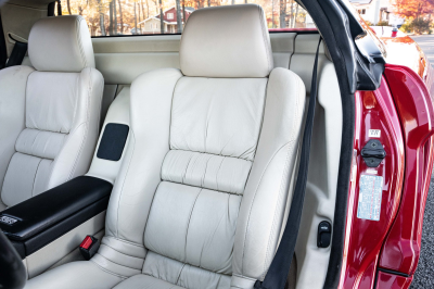 1991 Acura NSX in Formula Red over Ivory