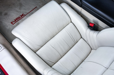 1991 Acura NSX in Formula Red over Ivory